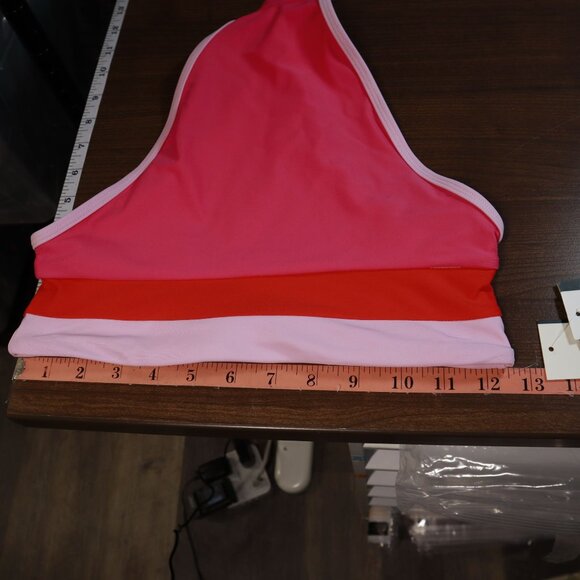 Salt + Cove Juniors High Waist Colorblock Swim Bottom Women S Pink Separates NWT - Picture 9 of 11